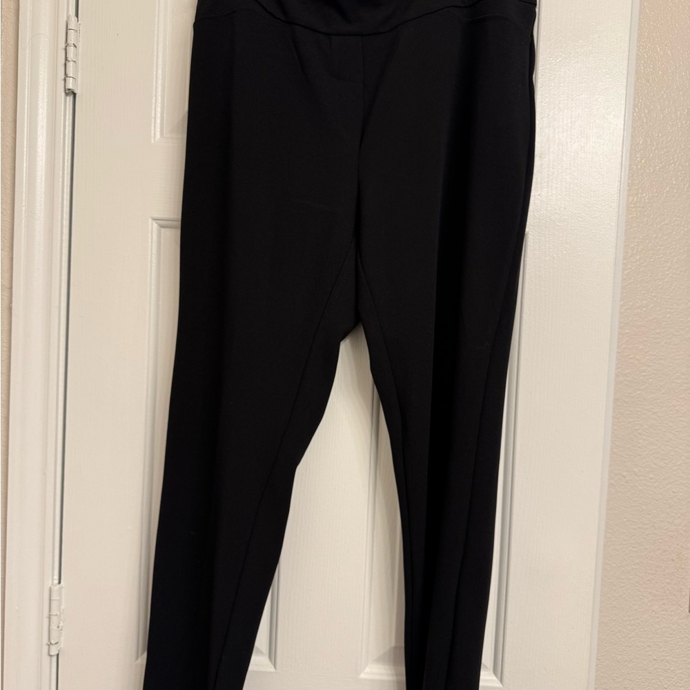 Black Women's Knit Pull-On Pants
